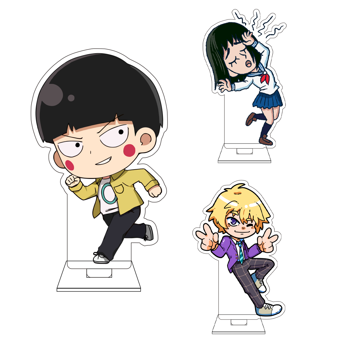 Anime Cosplay Roleplay - Figura Acrílica Fofa de 10CM do
