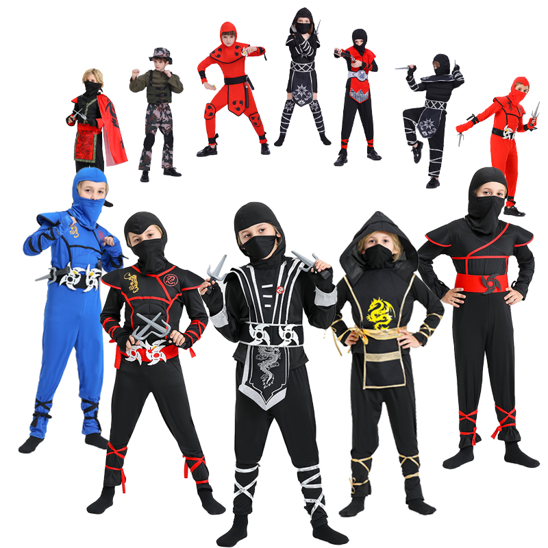 Anime Cosplay Outfit Ideas - Fantasia de Ninja para Meninos com