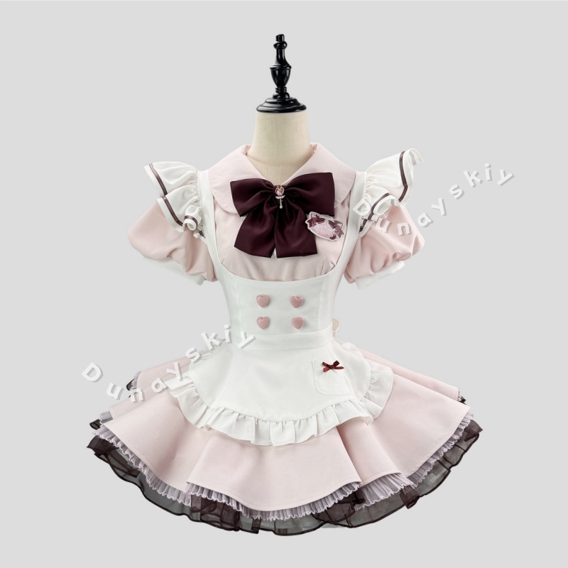 Anime Cosplay Plus Size - Vestido de Cosplay de Empregada Doce