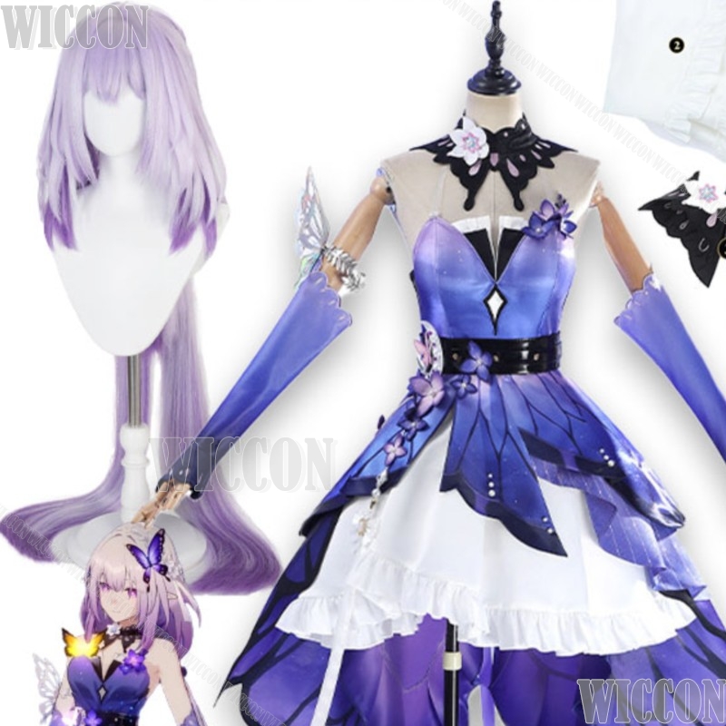 Anime Cosplay Plus Size - Vestido Roxo Plus Size Castorice Cosplay