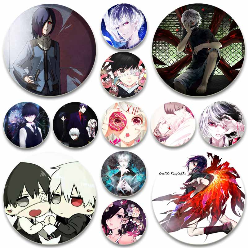 Tokyo Ghoul Mask - Anime broches tokyo ghoul para mochila,