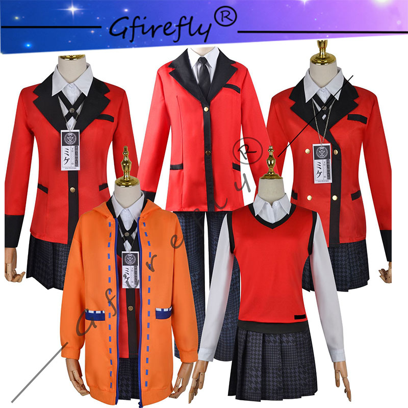 Anime Cosplay Kakegurui - Fantasia de Cosplay Kakegurui Jyabami Yumeko