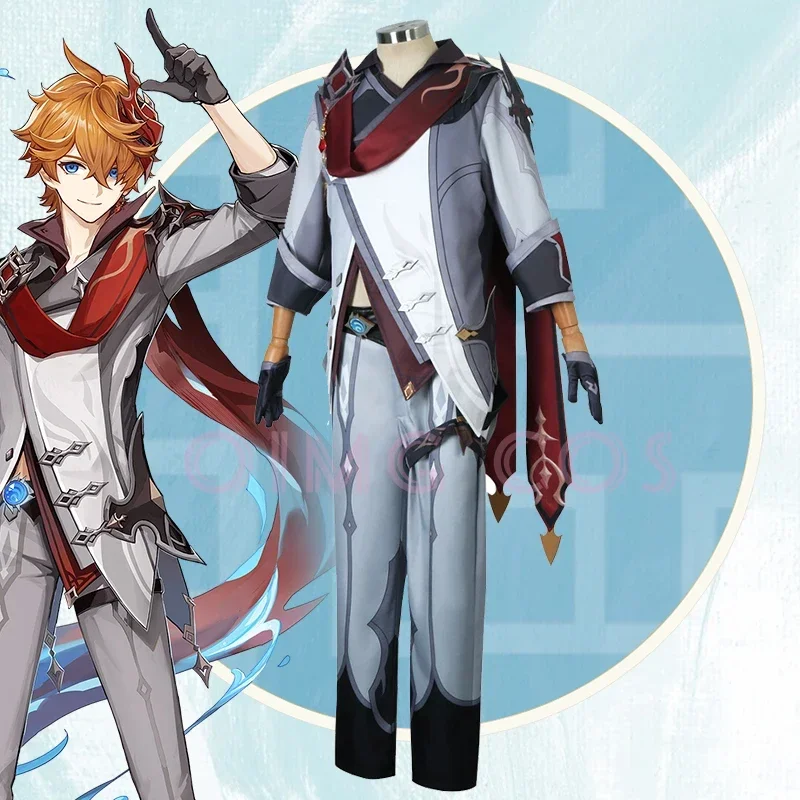 Anime Cosplay Outfit - Genshin impacto tartaglia cosplay traje uniforme