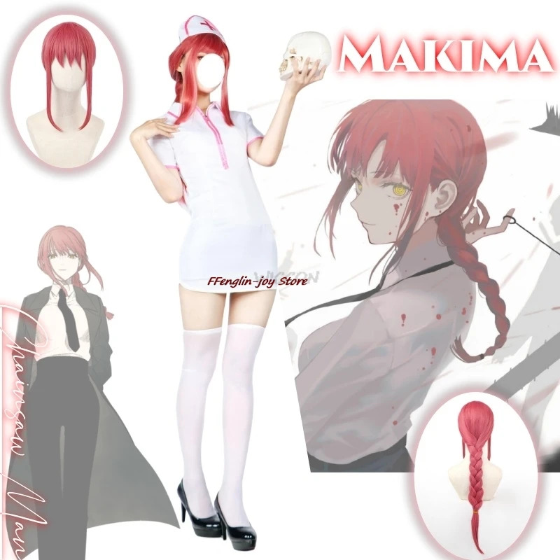 Anime Cosplay Nurse - Nene 2025 Makima Anime Motosserra Homem