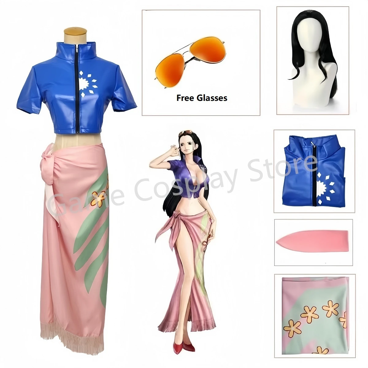 Anime Cosplay Yor - Nico robin cosplay traje vestido roupas