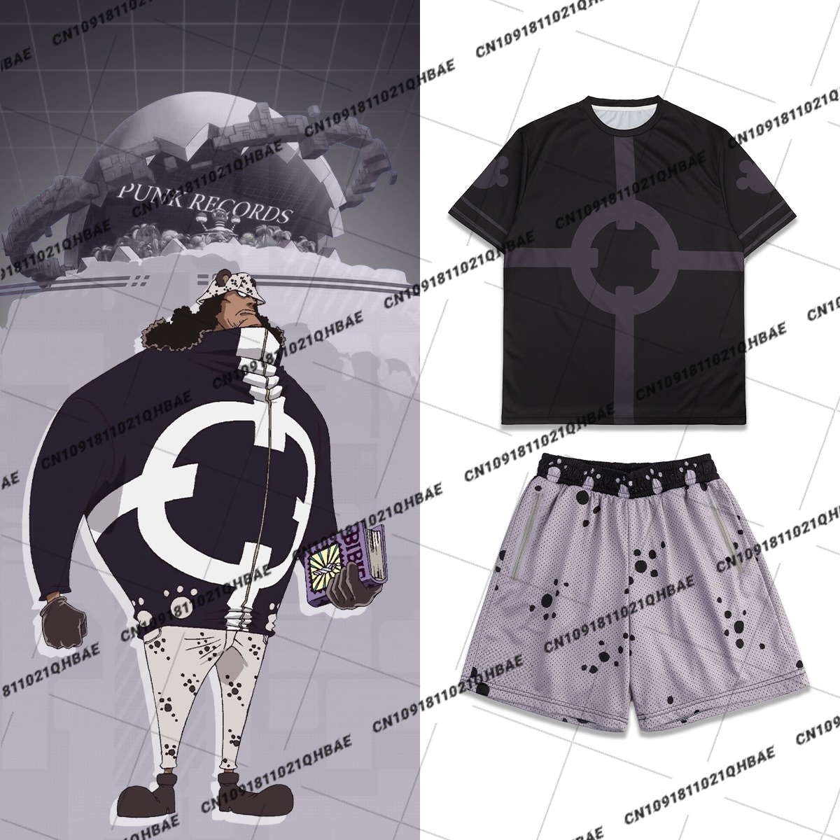 Anime Cosplay Of - Novo Conjunto Esportivo Masculino Oversized de