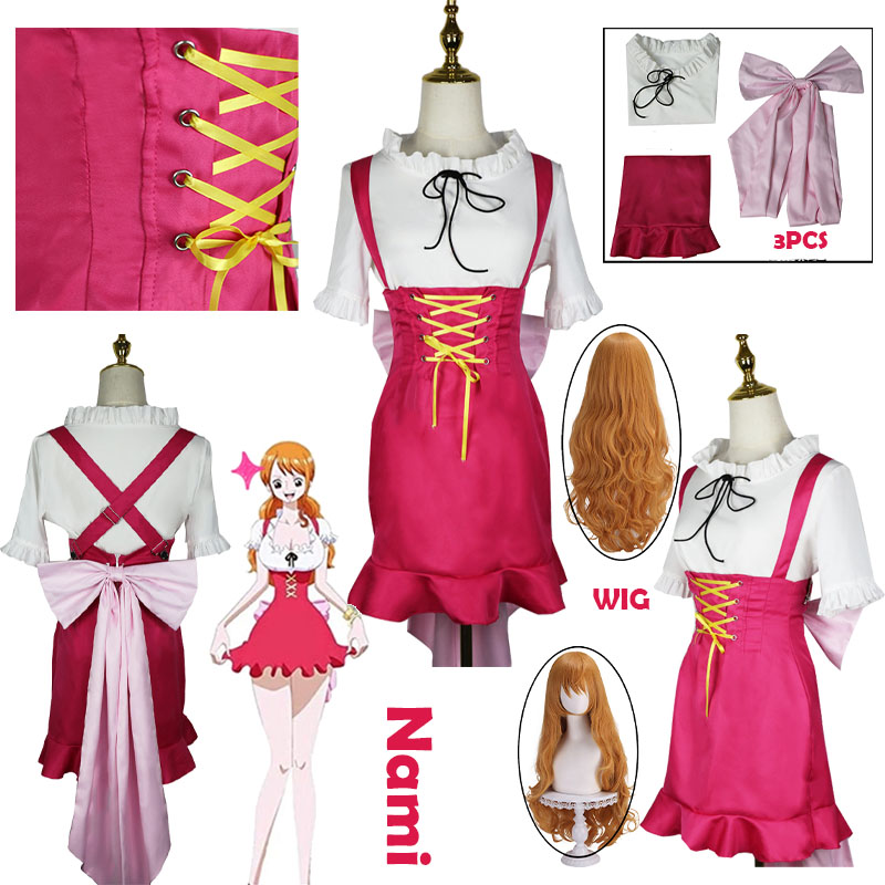 Anime Cosplay Name - Fantasia Adorável de Cosplay da Nami