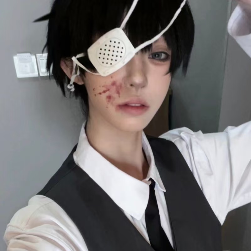 Tokyo Ghoul Mask - Cor branca estilo japonês médico yandere