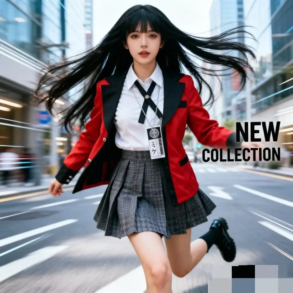 Anime Cosplay Kakegurui - Fantasia de Cosplay Anime Kakegurui Jabami