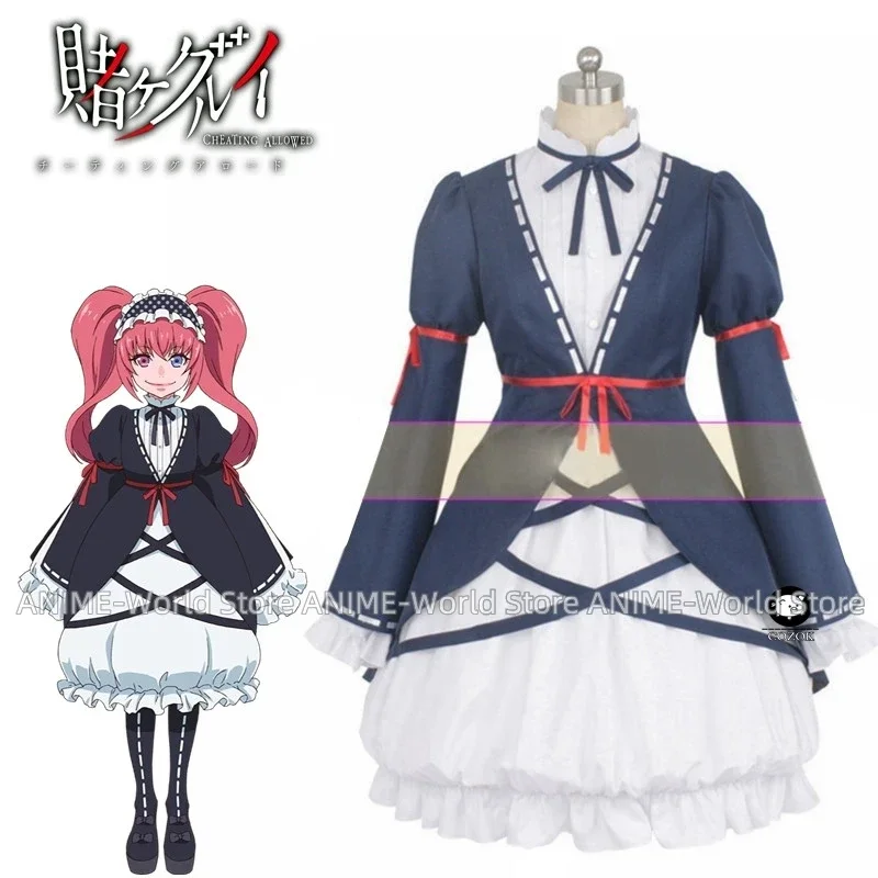 Anime Cosplay Kakegurui - Kakegurui jogador compulsivo mushibamirimi cosplay traje