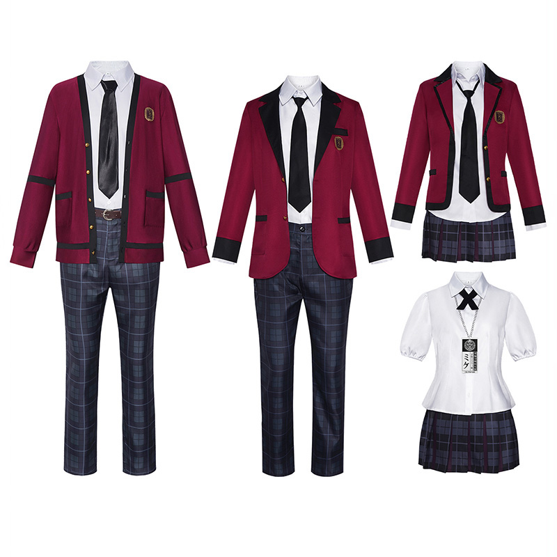 Anime Cosplay Kakegurui - Jabami yumeko meari saotome ryota suzui