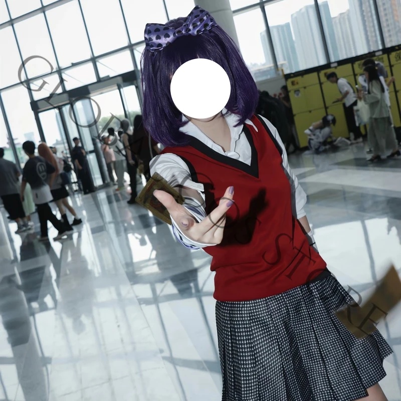 Anime Cosplay Kakegurui - Fantasia de Cosplay Midari Ikishima para