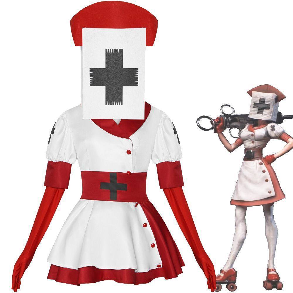 Anime Cosplay Nurse - Fantasia Completa de Enfermeira Reaper do