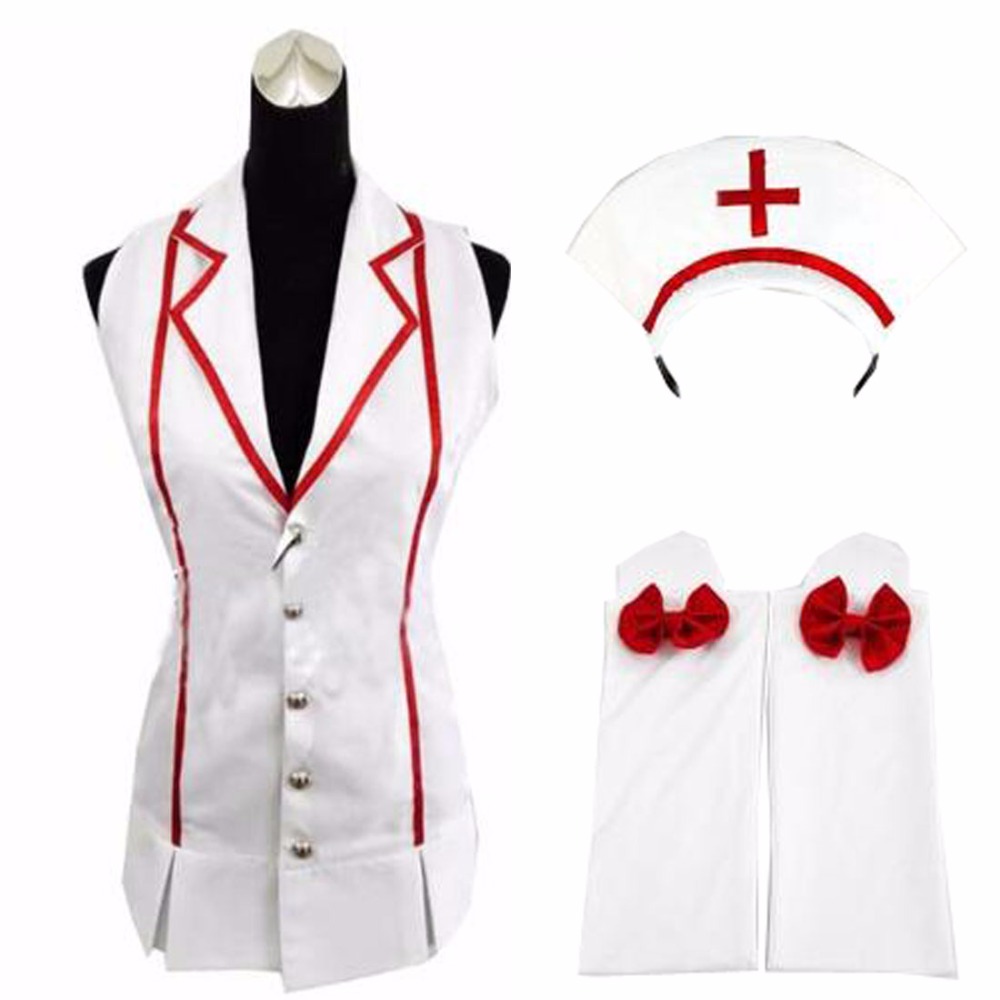 Anime Cosplay Nurse - 2025 lol akali pele enfermeira halloween
