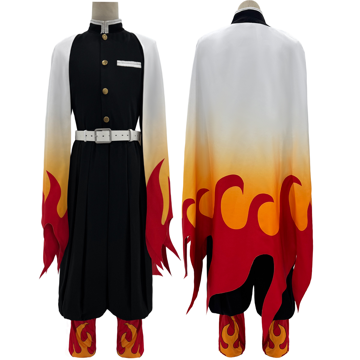 Demon Slayer Haori - HOLOUN Anime Rengoku Kyoujurou Cosplay Peruca