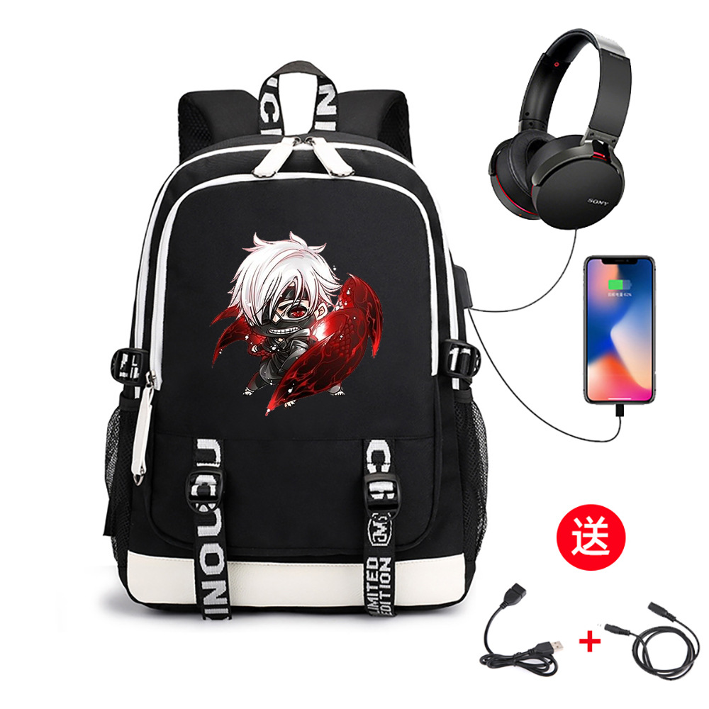 Tokyo Ghoul Mask - Anime tokyo ghoul mochila crianças grande
