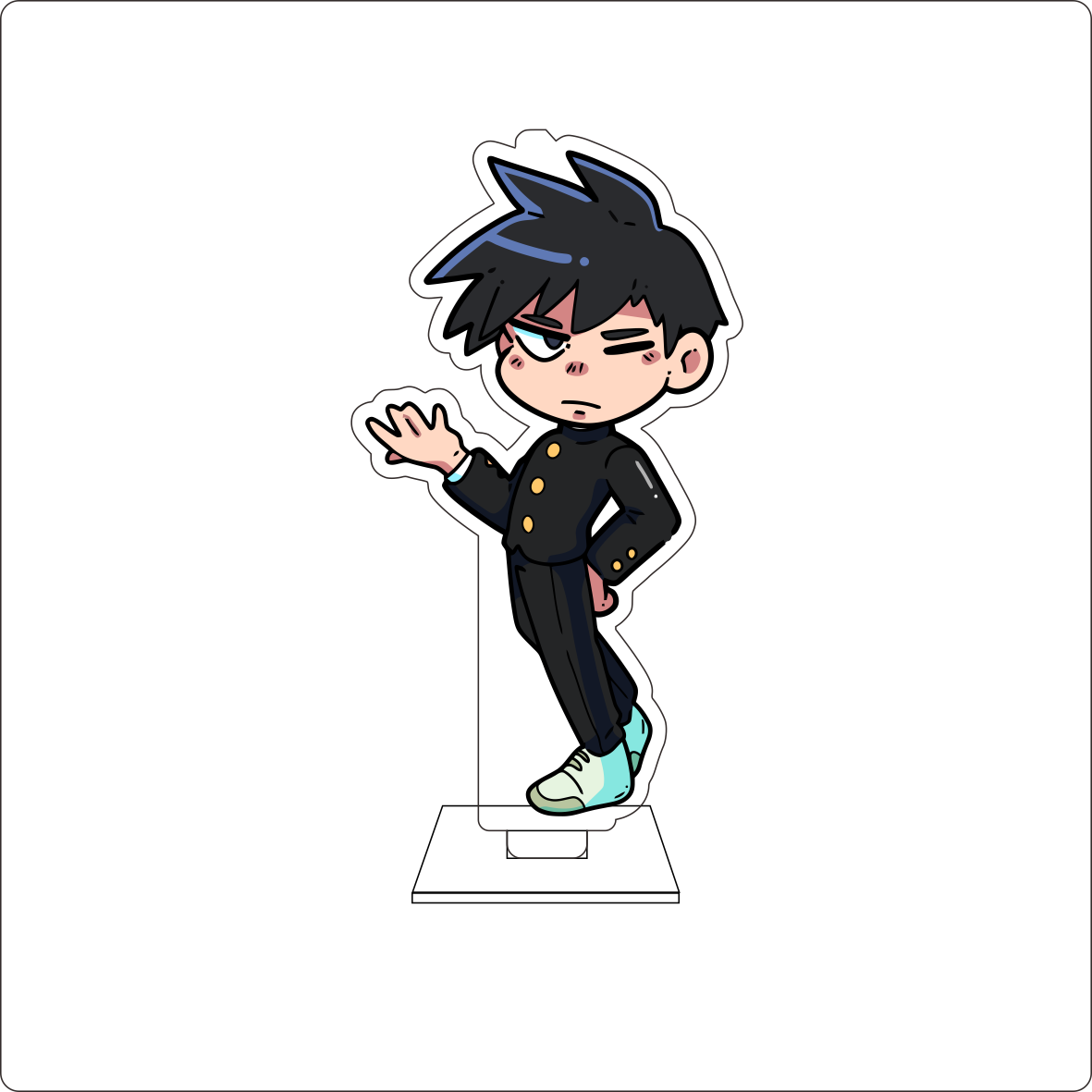 Figura Acrílica Fofa de 10CM d - Anime Cosplay Roleplay avaliação e preço