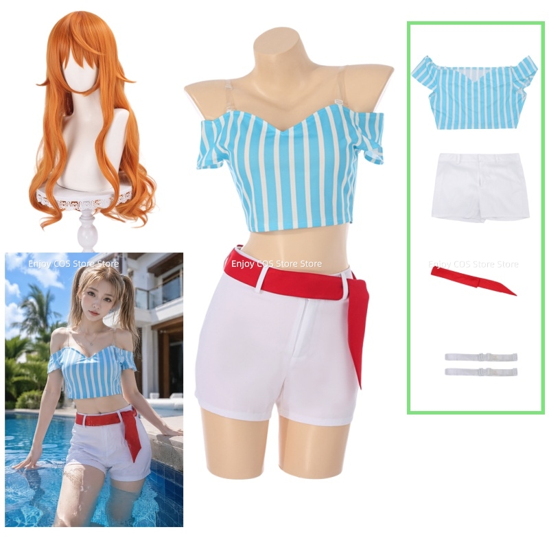 Fantasia de Cosplay Anime Nami - Anime Cosplay Name avaliação e preço