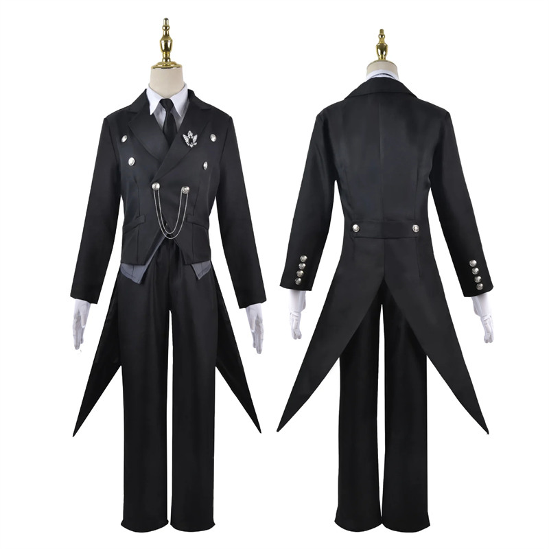 Preto mordomo sebastian michae - Anime Cosplay Japanese avaliação e preço