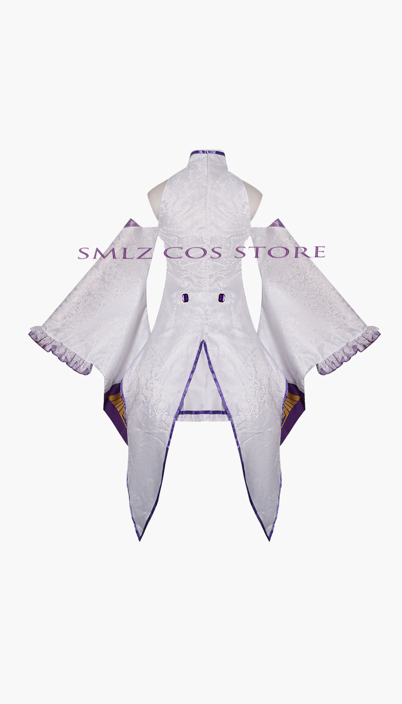 Fantasia de Cosplay Emilia do  - Anime Cosplay Outfits For Women avaliação e preço