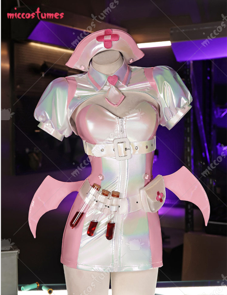 Miccostumes feminino buroo cos - Anime Cosplay Nurse avaliação e preço