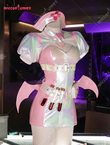 Miccostumes feminino buroo cos - Anime Cosplay Nurse avaliação e preço