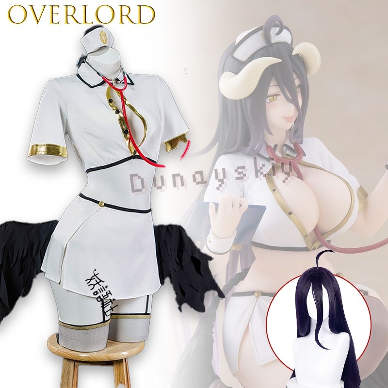 Fantasia Cosplay OVERLORD Albe - Anime Cosplay Nurse avaliação e preço