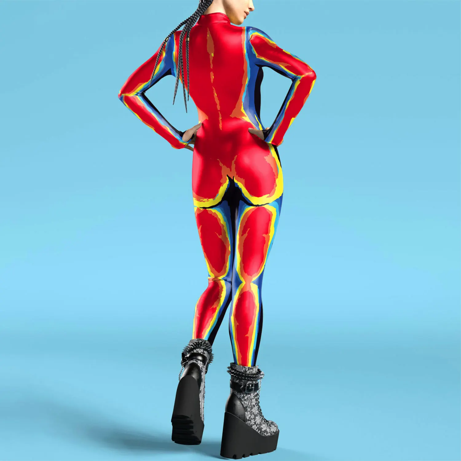Mulheres 3d impressão zentai b - Anime Cosplay Images avaliação e preço
