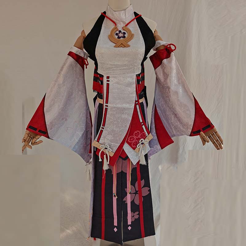 Yae miko conjunto completo guu - Anime Cosplay Yor avaliação e preço