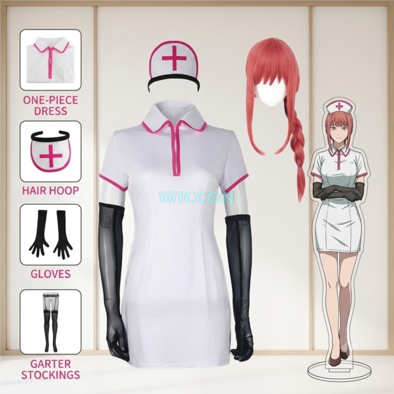 Fantasia de Cosplay Anime Chai - Anime Cosplay Nurse avaliação e preço