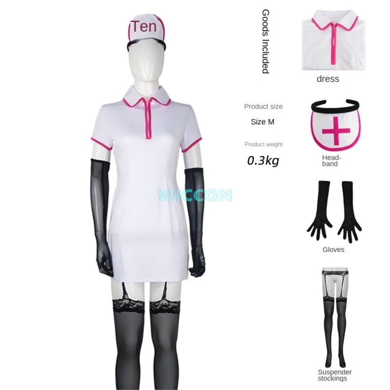 Fantasia de Cosplay Anime Chai - Anime Cosplay Nurse avaliação e preço