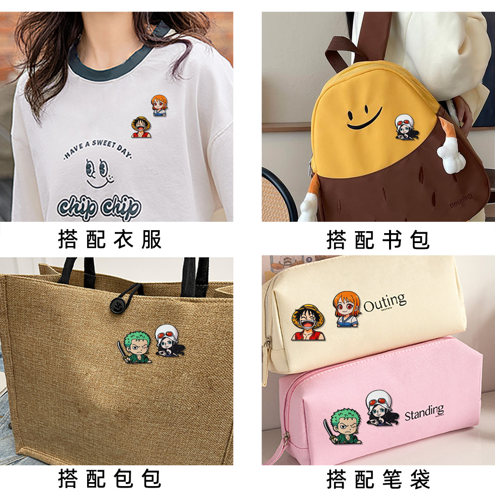 Pin de Esmalte de Anime Luffy, - Anime Cosplay Name avaliação e preço