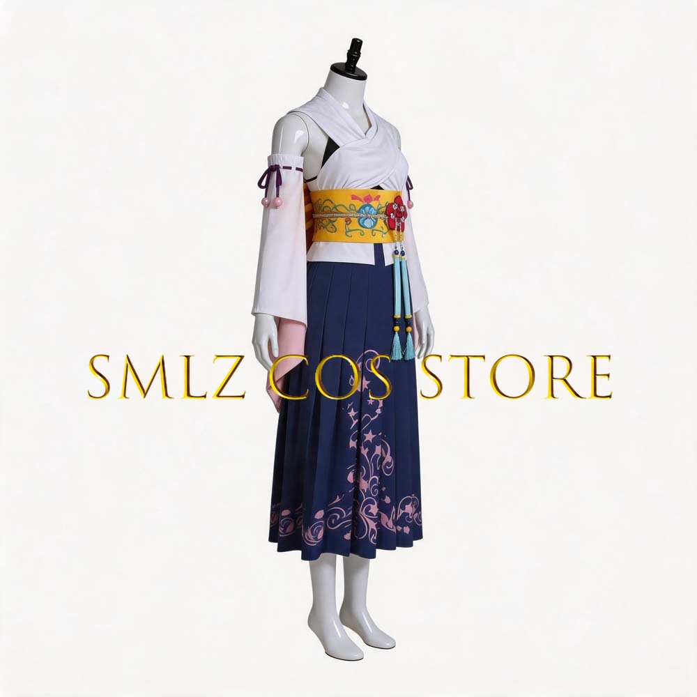 Fantasia Cosplay Yuna FF10 X S - Anime Cosplay Outfit avaliação e preço