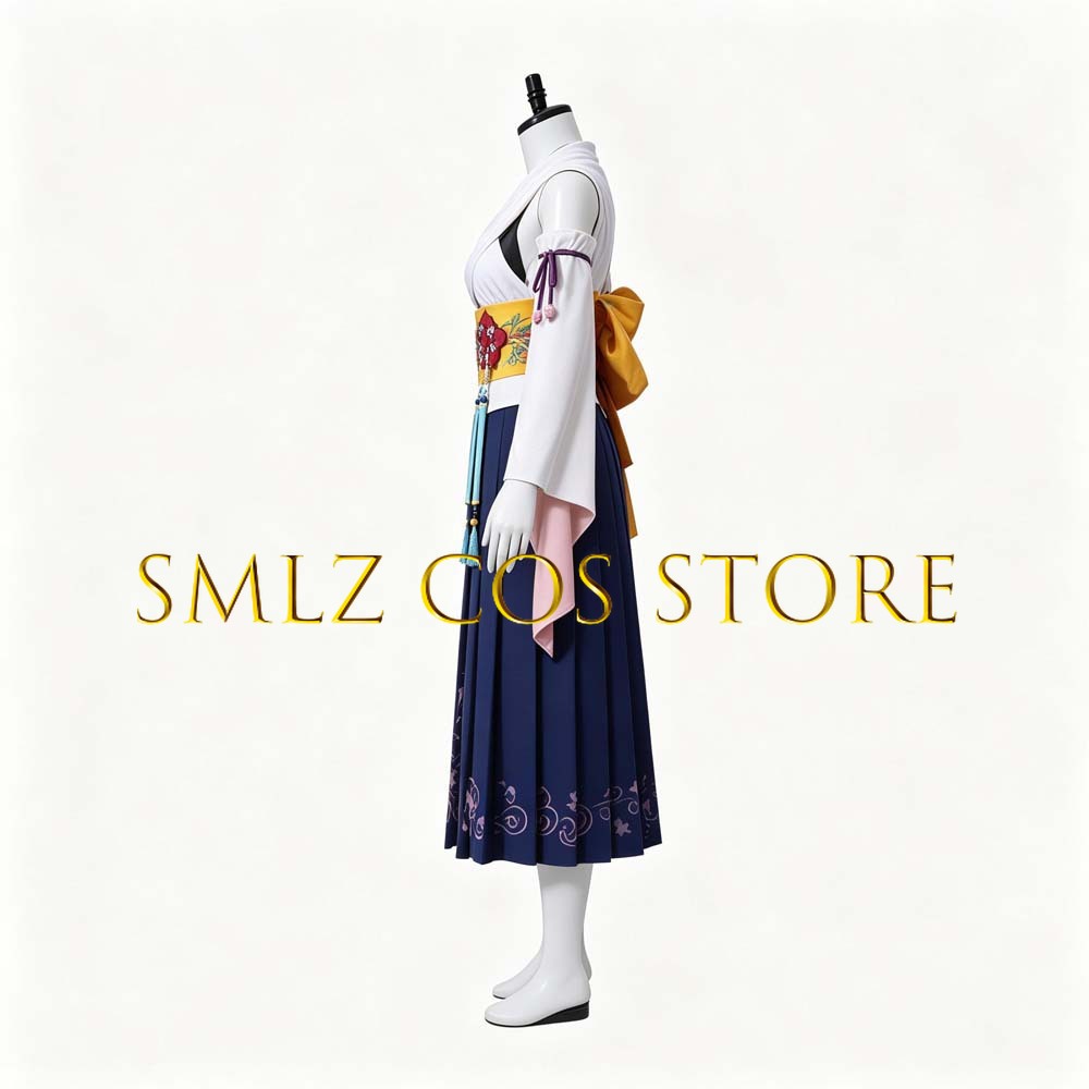 Fantasia Cosplay Yuna FF10 X S - Anime Cosplay Outfit avaliação e preço
