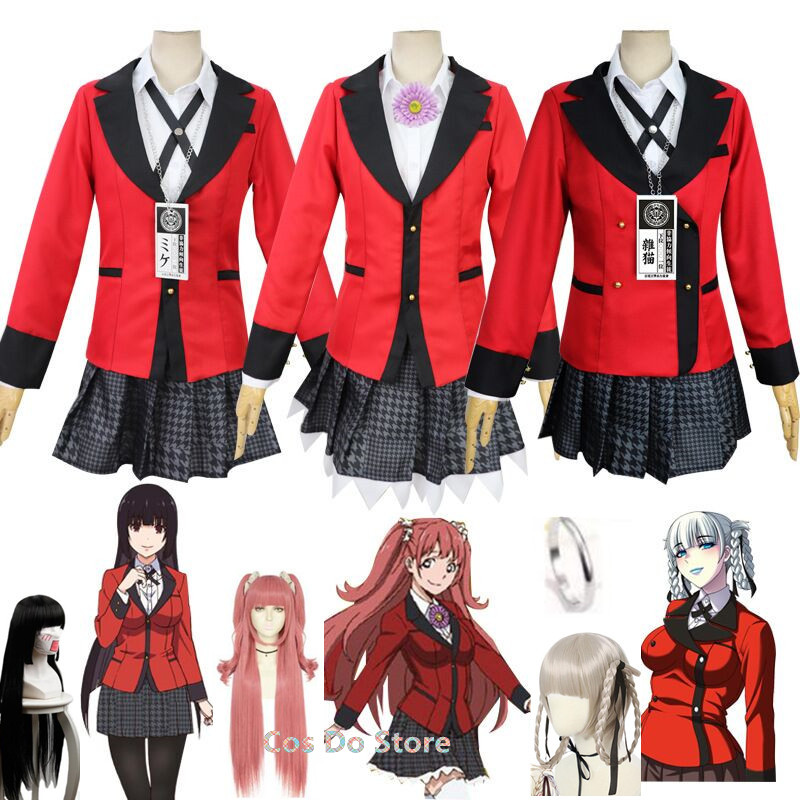 Uniformes escolares japoneses  - Anime Cosplay Kakegurui avaliação e preço