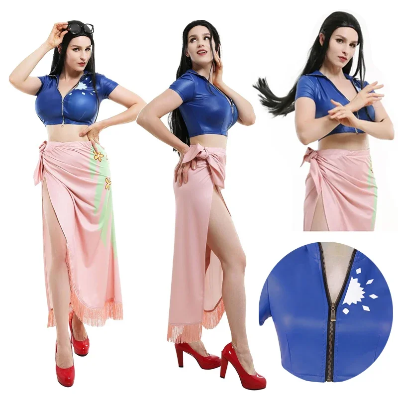 Nico robin cosplay traje vesti - Anime Cosplay Yor avaliação e preço
