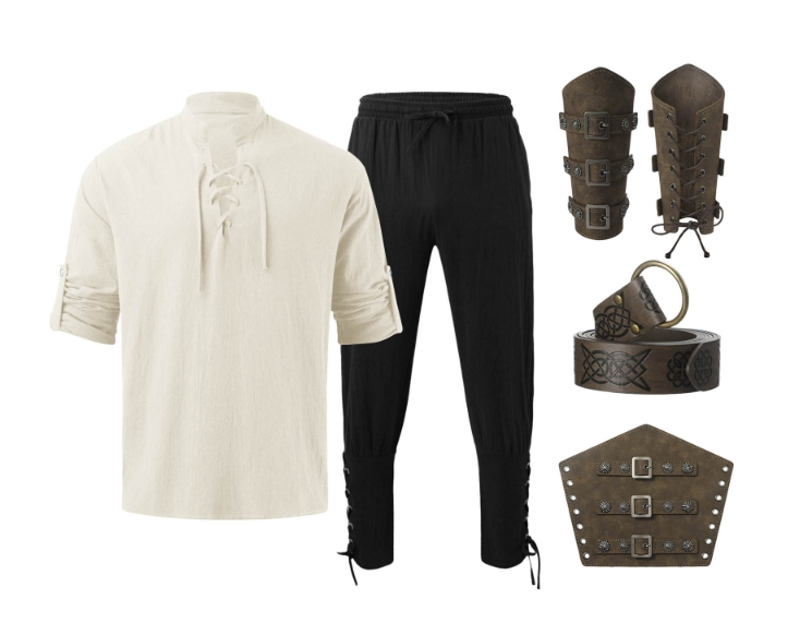 Conjunto de 4 peças de fantasi - Anime Cosplay Of avaliação e preço