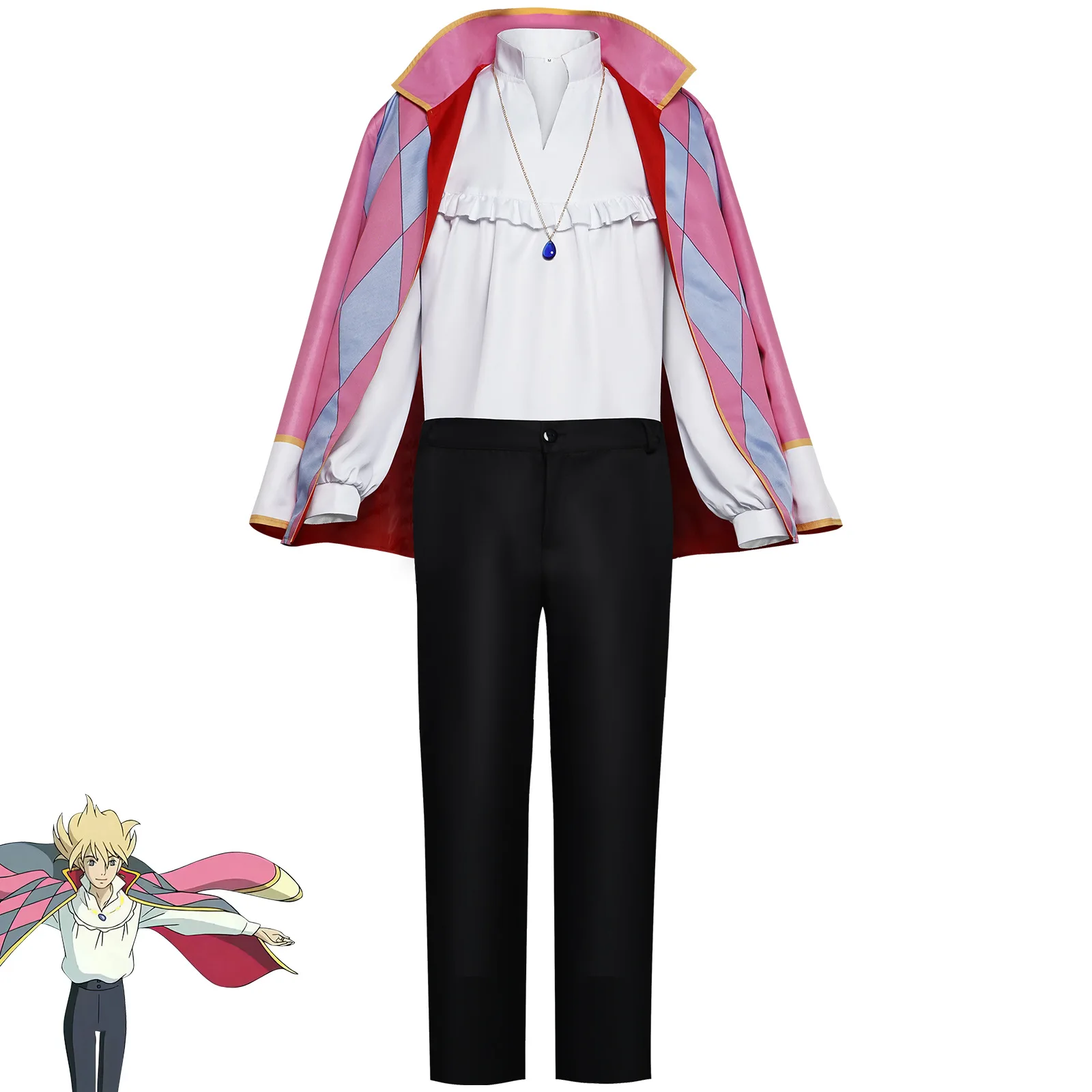 Fantasia de Cosplay Howl Compl - Anime Cosplay Plus Size avaliação e preço