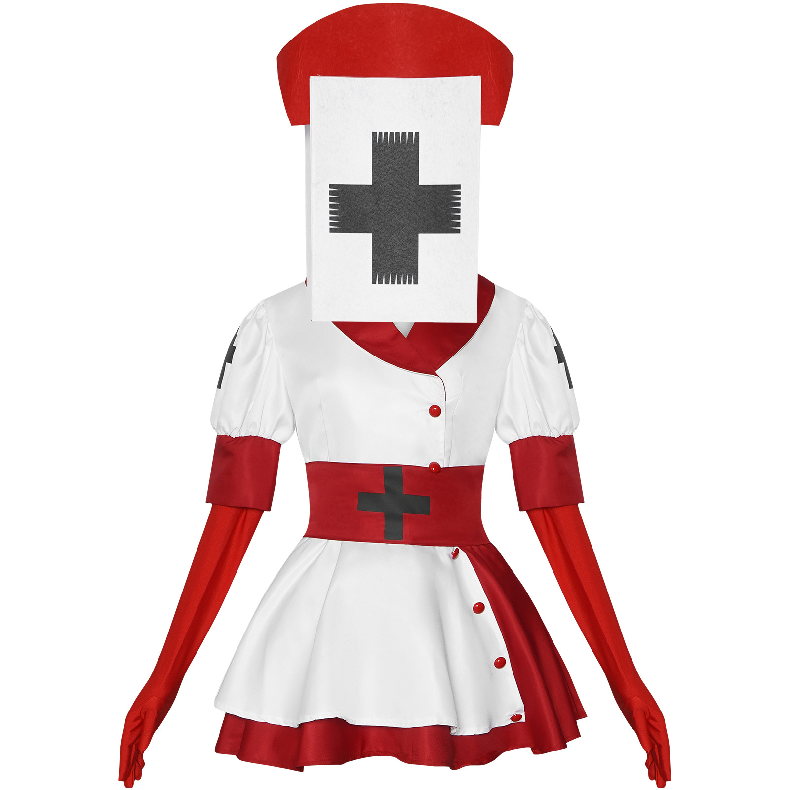 Fantasia Completa de Enfermeir - Anime Cosplay Nurse avaliação e preço