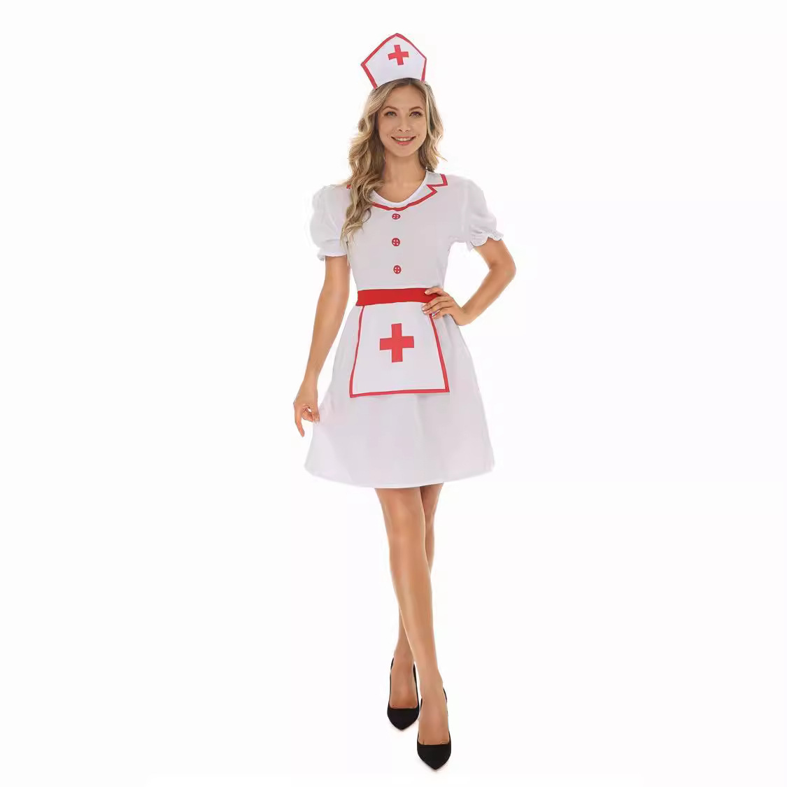 Fantasia de Enfermeira Adulta  - Anime Cosplay Nurse avaliação e preço