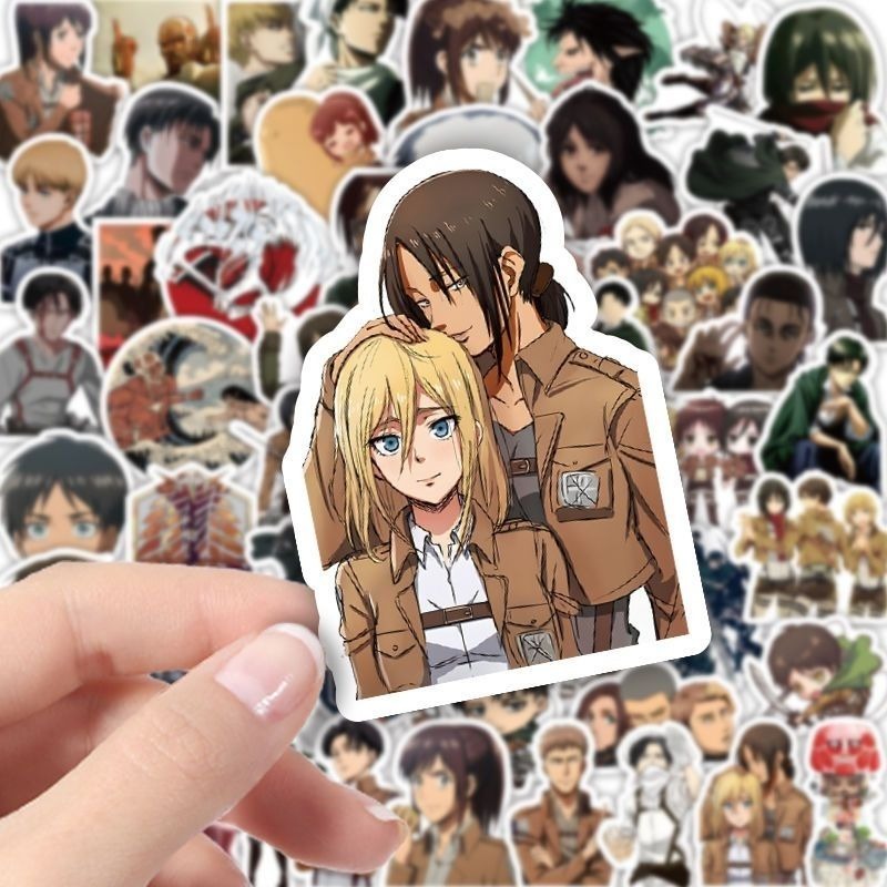 60 Adesivos de Anime Attack on - Anime Cosplay Roleplay avaliação e preço