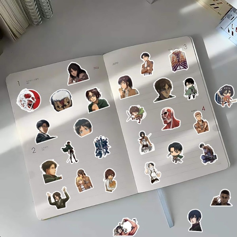 60 Adesivos de Anime Attack on - Anime Cosplay Roleplay avaliação e preço