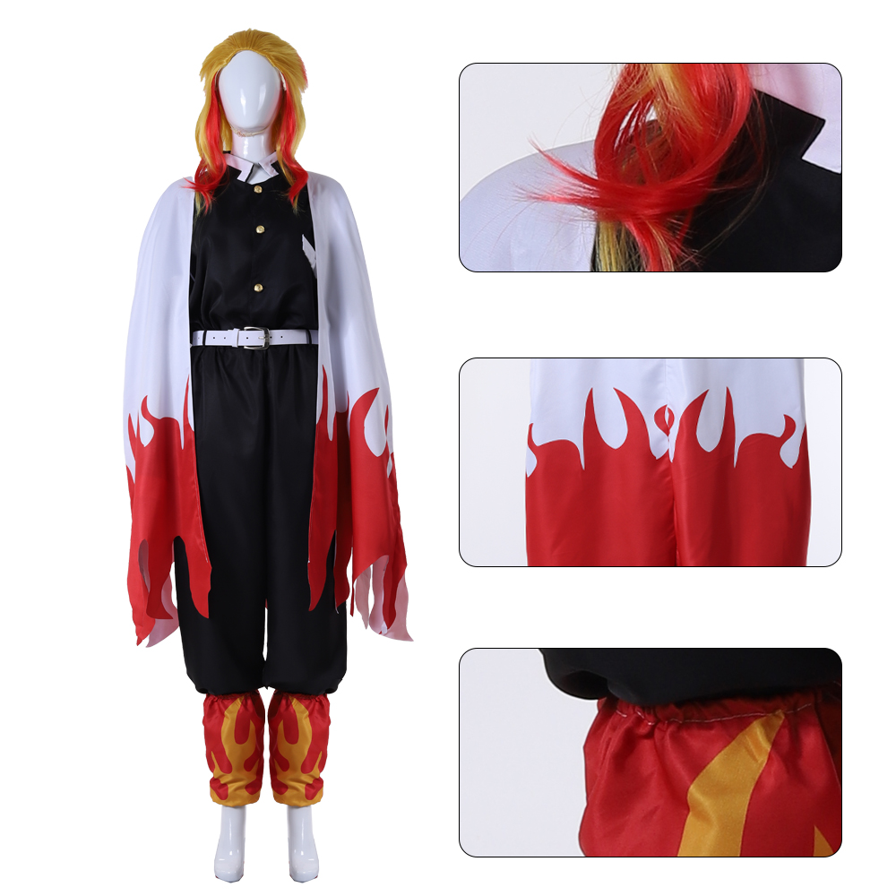 Chama hashira cosplay uniforme - Demon Slayer Haori avaliação e preço