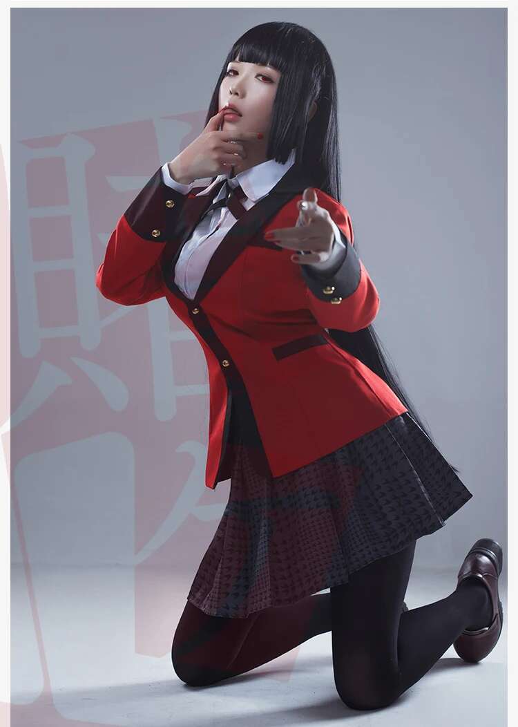 Anime kakegurui yumeko jabami  - Anime Cosplay Kakegurui avaliação e preço