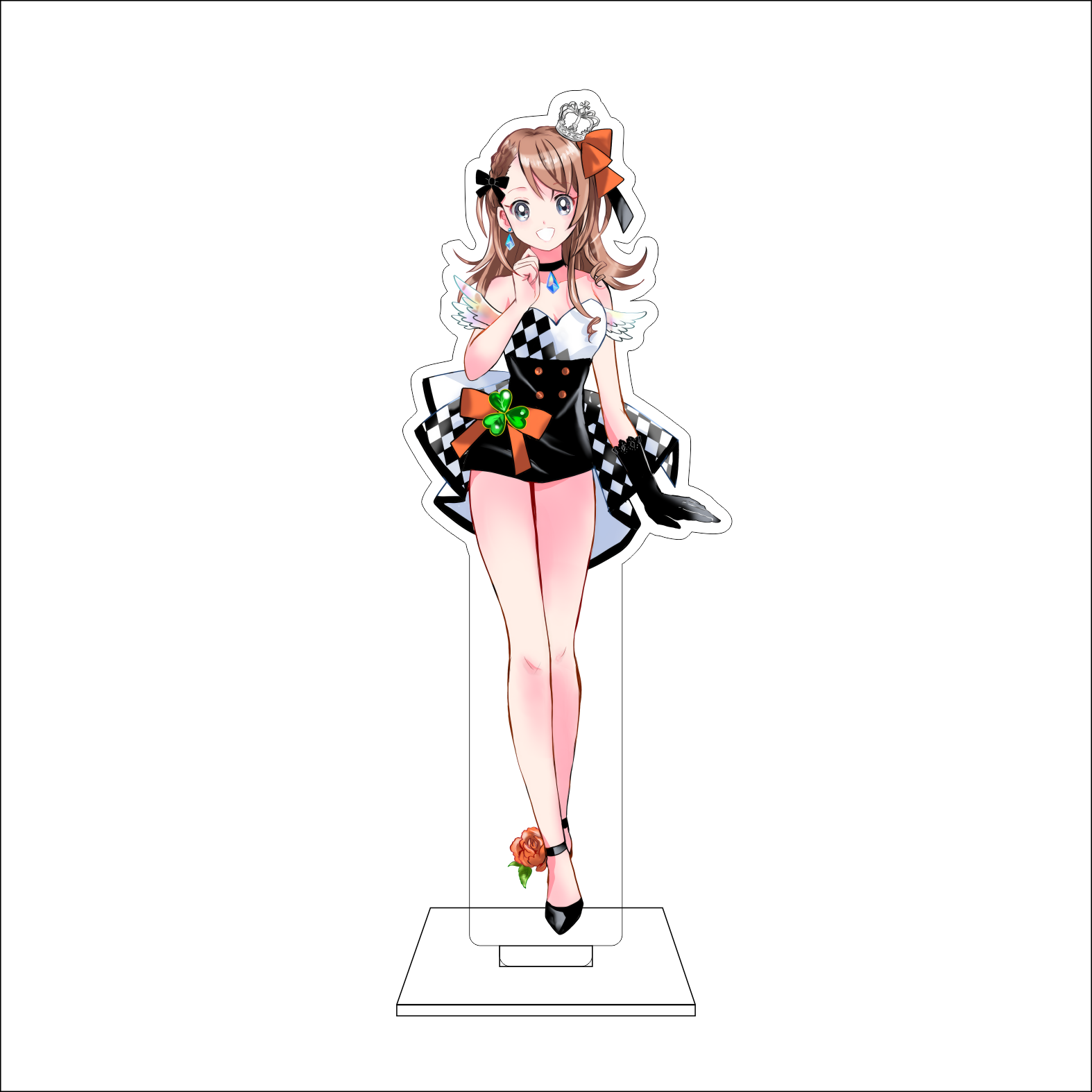 Anime de 16CM ‌ Figura Acrílic - Anime Cosplay Roleplay avaliação e preço