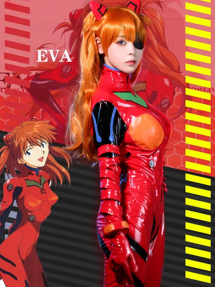 Novo eva shikinami asuka langl - Anime Cosplay Japanese avaliação e preço