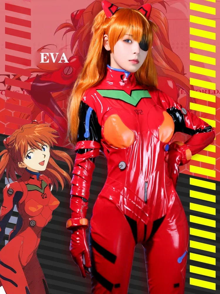 Novo eva shikinami asuka langl - Anime Cosplay Japanese avaliação e preço