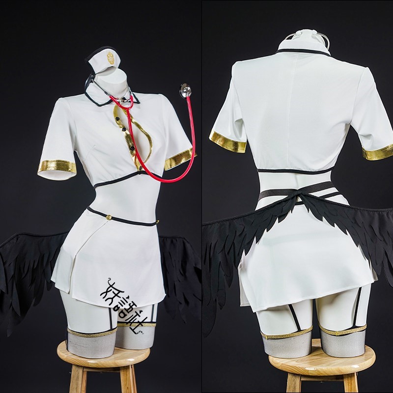 Fantasia de Cosplay OVERLORD A - Anime Cosplay Nurse avaliação e preço