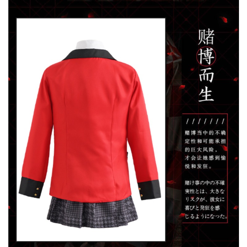 Fantasia de Cosplay Jabami Yum - Anime Cosplay Kakegurui avaliação e preço
