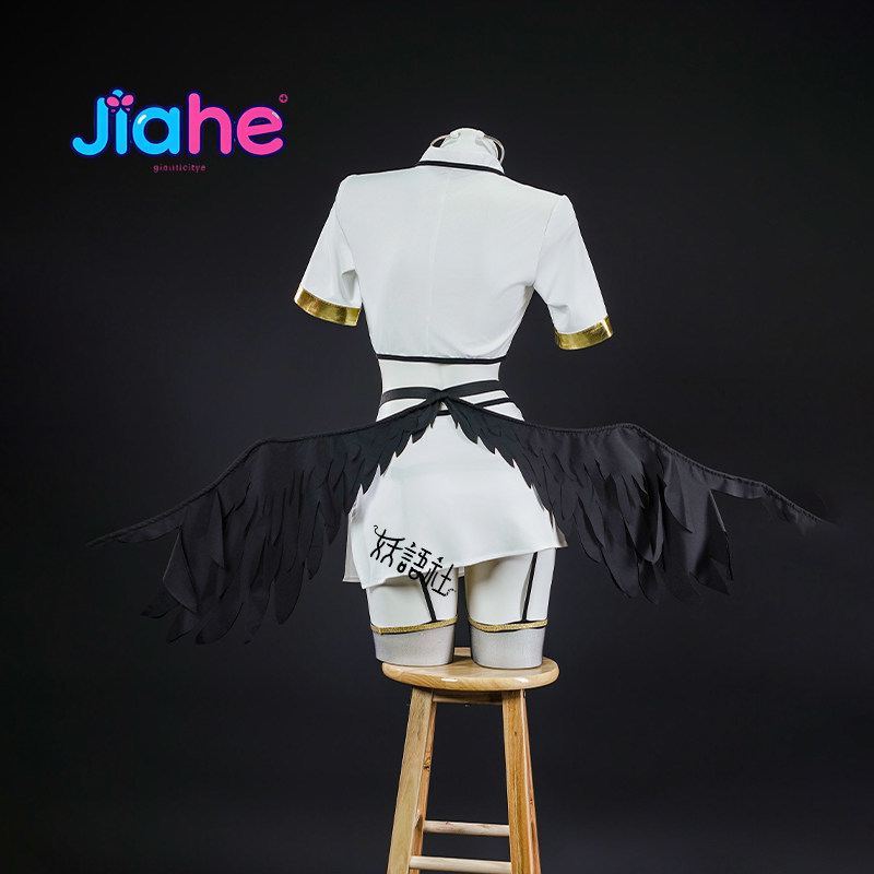 Fantasia de Cosplay Albedo de  - Anime Cosplay Nurse avaliação e preço